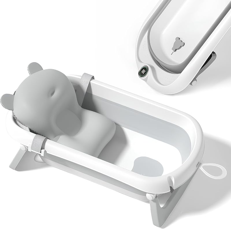 Opvouwbaar Baby Bad Met Antislip Badkussen - outlet/retourdeal
