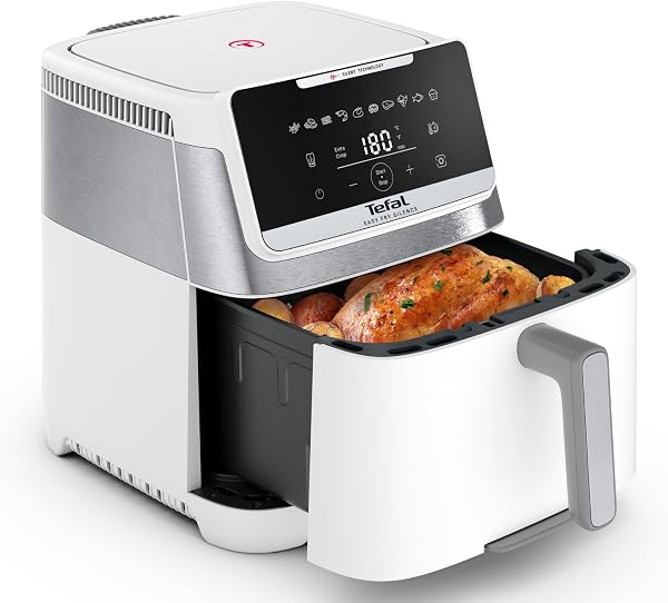 Tefal EY8421 Easy Fry Silence 7L stille airfryer - tweedehands - als nieuw — outlet/retourdeal
