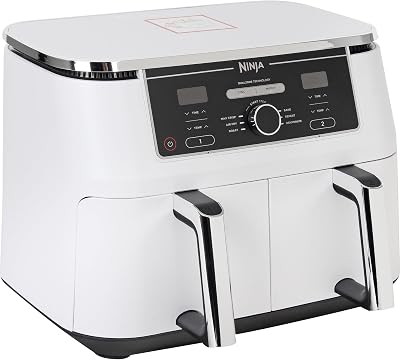 Ninja AF400EU Double 9.25 L Stand-alone 2470 W Hot air fryer White - tweedehands - zeer goed — outlet/retourdeal