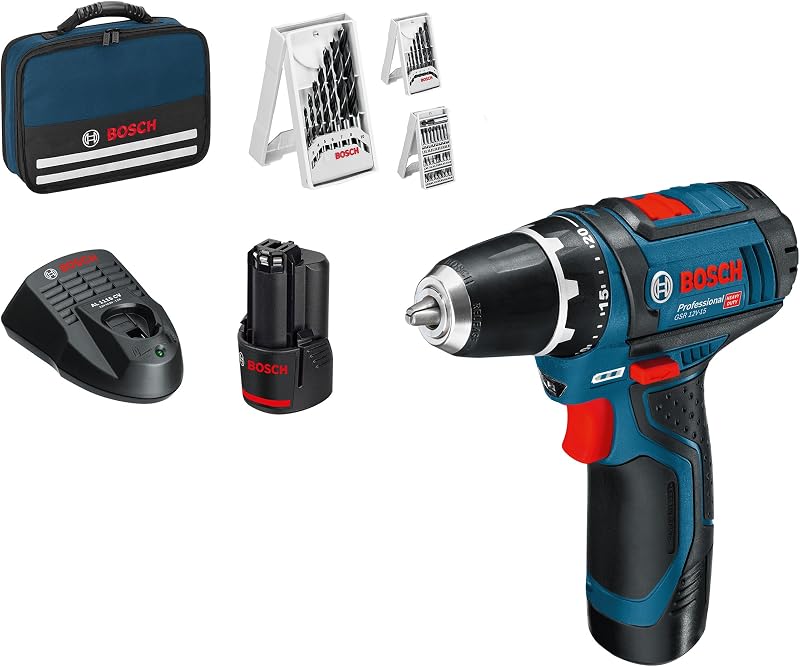 Bosch Professional 12V System accuschroefboormachine GSR 12V-15 met 2 - outlet/retourdeal