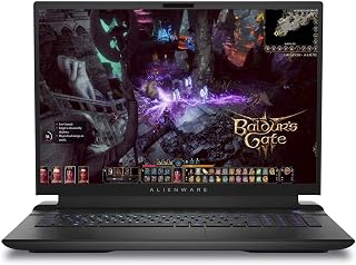 Alienware m18 R2 Gaming Laptop 18" QHD+ 165Hz Display, Intel Core i9 14900HX, NVIDIA GeForce RTX 4070, 32GB, 1TB SSD, Windows 11 Home, toetsenbord met AlienFX RGB verlichting met enkele toetsen, Duits