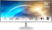 MSI Pro MP341CQW 34 inch UWQHD gebogen bureaumonitor - outlet/retourdeal