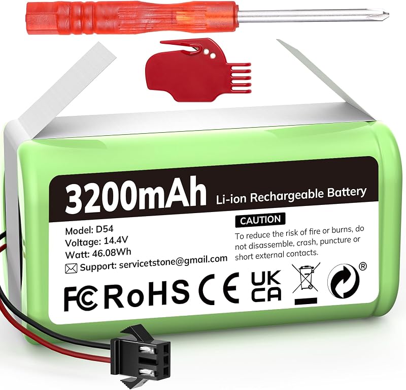 2600 mAh reservebatterij voor Conga Excellence 1090 990 950 1790 - outlet/retourdeal