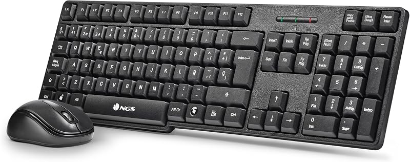 NGS EUPHORIA- 2.4 GHz Draadloze Muis en Toetsenbord Kit - tweedehands - zeer goed — outlet/retourdeal
