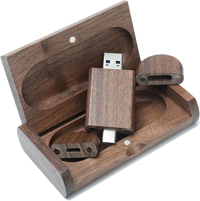 TYPE-C Houten USB-flashdrives - outlet/retourdeal