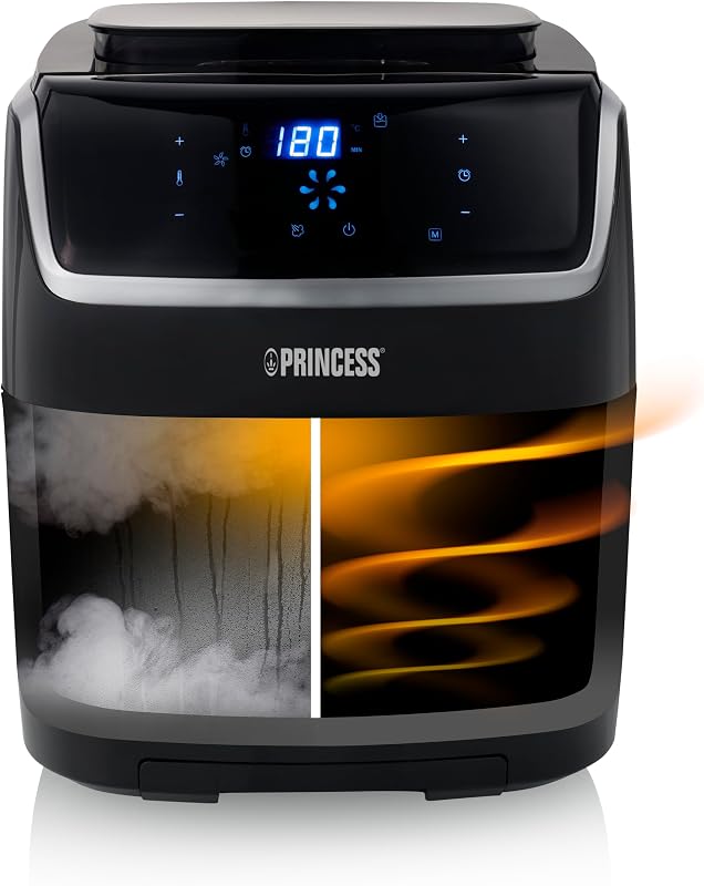 Princess steam air fryer 2-in-1 steamer & airfryer - outlet/retourdeal