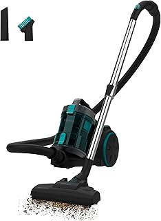 Cecotec Conga Rockstar Cyclonic XL Zakloze sledestofzuiger, 890 W, grote reservoir, 2,5 l, zeer efficiënt filter, verstelbare metalen telescopische slang en accessoires voor meubels en hoeken