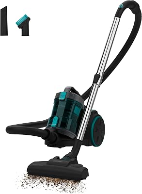 Cecotec Conga Rockstar Cyclonic XL Zakloze sledestofzuiger, 890 W, grote reservoir, 2,5 l, zeer efficiënt filter, verstelbare metalen telescopische slang en accessoires voor meubels en hoeken