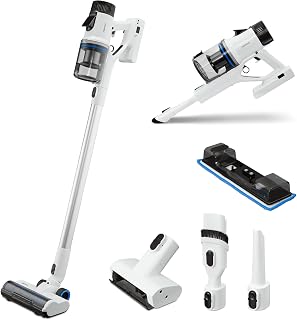 MEDION P350 W steelstofzuiger met wisfunctie (snoerloos, zakloos, cycloontechnologie, 350 watt, 2-in-1 steelstofzuiger, handstofzuiger, oplaadbare batterij, stofsensor, HEPA H13, LED-touchdisplay, bor