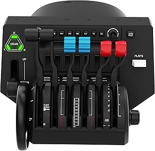 Honeycomb Aeronautical Bravo Throttle Quadrant with Auto Pilot & Annunciator Panel in aviation quality for flight simulator, Universal control system for simmer and pilots, PC