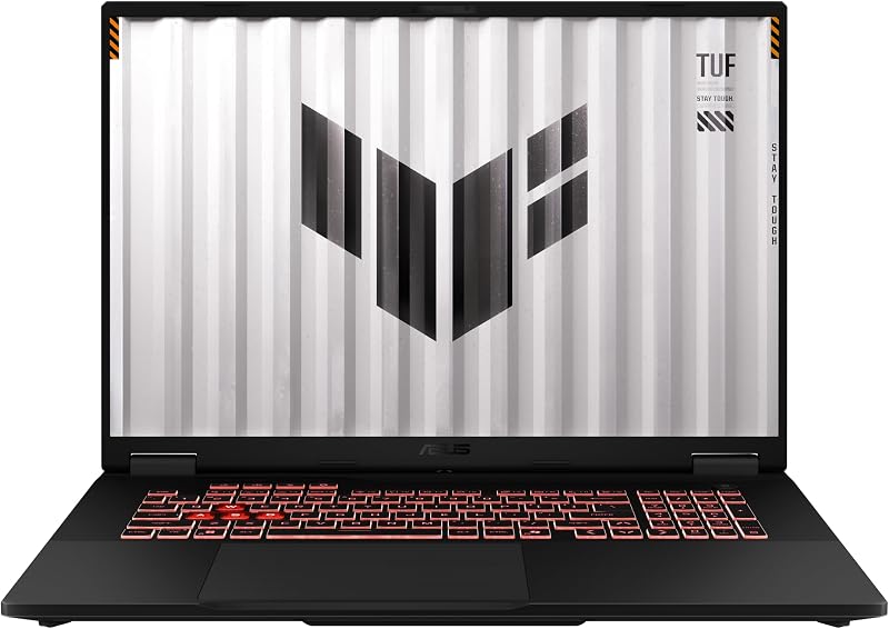 ASUS TUF Gaming A18 FA808UP Laptop | 18" WUXGA 144Hz/3ms 16:10 IPS Display | AMD Ryzen 7 260 | 32GB RAM | 1TB SSD | NVIDIA RTX 5070 | Win11 Home | QWERTZ | Jaeger Gray | 3 maanden GamePass