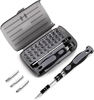Vinabo 32-in-1 precisieschroevendraaierset, mini-magnetische schroevendraaier, gereedschapsset, reparatieset voor pc, tablet, laptop, bril, horloge en smartphone