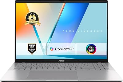 Asus Vivobook S16 M3607KA-SH011W 16 inch FHD OLED (AMD RyzenAI 7 350, 16 GB DDR5, 1 TB SSD, AMD RadeonGraphics, Windows 11 Home) - toetsenbord AZERTY