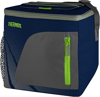 THERMOS Koeltas Radiance medium 15 liter - geïsoleerde boodschappentas van polyester, blauw 21,6 x 29,2 x 25,4 cm - opvouwbare isolerende tas voor sport, picknick, kantoor, auto of vakantie - 4081.252.150
