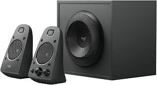 Logitech Z625 THX 2.1-luidsprekersysteem met subwoofer, EU-stekker, THX-gecertificeerde audio, 400 watt piekvermogen, diepe bas, meerdere apparaten, pc/PS4/Xbox/dvd-speler/tv/smartphone/tablet