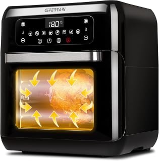 G3 Ferrari G10136 Friggisano 2.0, luchtfriteuse, 11 liter, 1500 W, 9 programma's, digitaal display, zwart