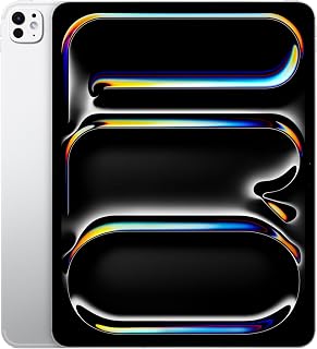 Apple iPad Pro 13-inch (M5) 256 GB: Ultra Retina XDR-display, landscape 12-MP camera (vooraan)/12-MP camera (achteraan), LiDAR-scanner, wifi + 5G, een hele dag batterij – Zilver