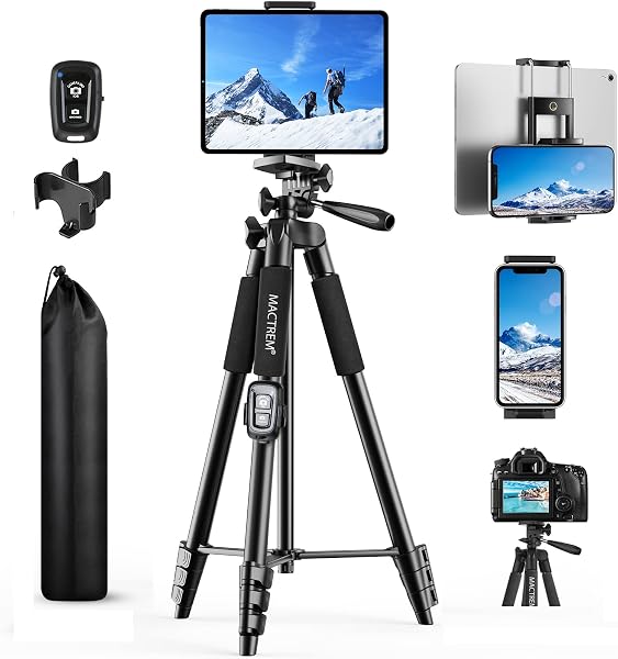 Mobiele telefoon statief upgrade 165 cm / 65 inch camerastatief voor - tweedehands - als nieuw — outlet/retourdeal