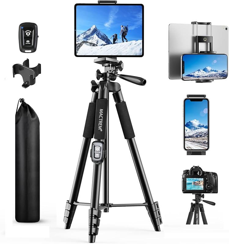Mobiele telefoon statief upgrade 165 cm / 65 inch camerastatief voor - tweedehands - als nieuw — outlet/retourdeal