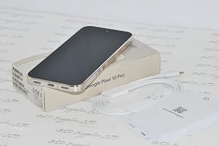 Google Pixel 10 Pro Android Smartphone zonder SIM-Lock, met Gemini, drievoudig achtercamerasysteem, meer dan 24 uur batterijduur en 6,3 inch groot Super Actua-display, Porselein, 128 GB