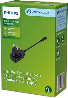 Philips Gardenlink Laagspanningsvoeding voor Buiten - 24V - Zwart - IP67 Waterdicht