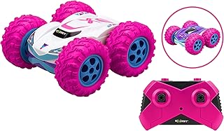 Exost 54727 360 Cross van Silverlit, milieuvriendelijke verpakking, op afstand bestuurbare auto, 2,4 Ghz, speelgoedauto, aan beide zijden toegankelijk, offroad, 360° stunts, roze, vanaf 5,6,7,8,9,10 jaar, FFP