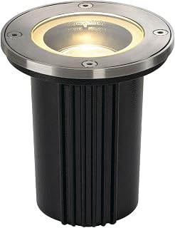 SLV vloerinbouwarmatuur DASAR EXACT 116 / spot voor terras, outdoor-spot, inbouwlamp tuin, vloerlamp voor buiten / GU10 IP67 35 W rvs