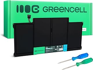 Green Cell A1496 A1405 A1377 Batterij voor Apple MacBook Air 13 A1369 A1466 (2010, 2011, 2012, 2013, 2014, 2015, 2017) Laptop (7200 mAh, 7,6 V, kleur zwart)