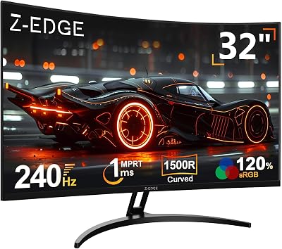 Z-Edge Gaming Monitor Gebogen 32'' 240 Hz - tweedehands - als nieuw — outlet/retourdeal