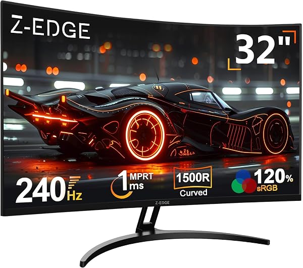 Z-Edge Gaming Monitor Gebogen 32'' 240 Hz - tweedehands - als nieuw — outlet/retourdeal