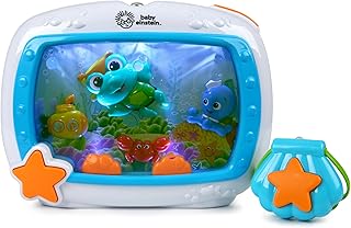 Baby Einstein, Sea Dreams Soother sluimerlicht voor het ledikantje met afstandsbediening, lichten en melodieën