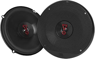 JBL Stage3 627-6.5 Inch (160mm) 2-Weg Coaxiale Autoluidspreker Systeem - 45W RMS / 225W Piekvermogen - Krachtige Plus One Woofers en Dome Tweeters - Professionele Car Audio Hifi Upgrade - 3 Ohm