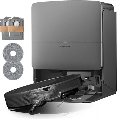 roborock Saros 20 Set Robotstofzuiger met Dweilfunctie & Afneembare Dweil, AdaptiLift Chassis 3.0, Digitale Motor 36.000 Pa, Autonoom StarSight-systeem 2.0, DirTect-technologie, Gloednieuwe RockDock