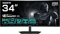 GIGABYTE G34WQC2 Curved Gaming Monitor 34 inch WQHD - outlet/retourdeal