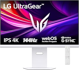 LG UltraGear 32G810SA-W 32' 144 Hz UHD 4K AI Smart Gaming Monitor