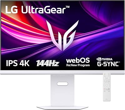 LG UltraGear 32G810SA-W 32' 144 Hz UHD 4K AI Smart Gaming Monitor