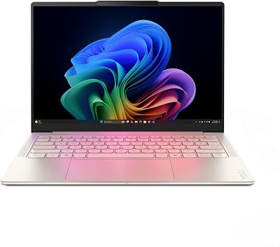 Lenovo Yoga Slim 7i Aura Edition Laptop | CoPilot + PC | 14" WUXGA OLED | Intel Core Ultra 7 256V | 16GB RAM | 512GB SSD | Intel Arc GPU | Win11 | QWERTZ | Seashell | 3 jaar garantie exclusief bij