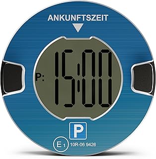 OOONO P-DISC NO1 Elektronische parkeerschijf met toelating voor de auto, automatische digitale parkeerschijf, elektrisch met goedkeuring van de KBA conform het Duitse verkeersreglement - elektrische