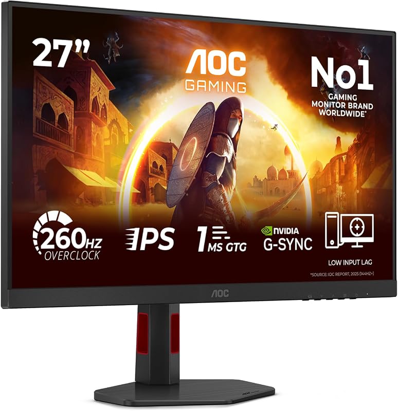 AOC 27G4ZR 27 inch FHD Monitor 260Hz Fast IPS Panel 0 - outlet/retourdeal