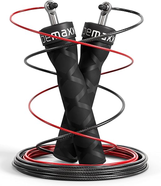 Springtouw Speed Rope met trainings-eBook + reservekabel - tweedehands - zeer goed — outlet/retourdeal