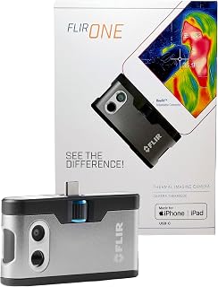 Flir One - Warmtebeeldcamera Voor Ios-Smartphones (iPhone 15 en Nieuwer Met Usb-C), Superresolutie Van 240x180 (80x60 Native IR)