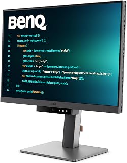 BenQ RD240Q 24" WQXGA 2560x1600 Programmeermonitor met 16:10-beeldverhouding, Anti-glans, Coding-modi, Coding Hotkey, Nachtmodusbescherming, Ergonomisch Design, Eye-Care-technologie