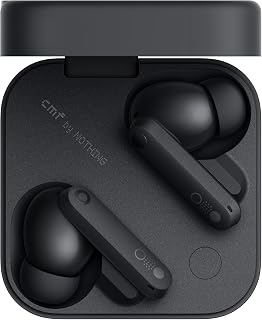 CMF by Nothing Buds Pro 2 draadloze oordopjes met HiFi-geluid, 50 dB Smart Active Noise Cancellation, 6 HD-microfoons en Spatial Audio, 2025 - Donkergrijs