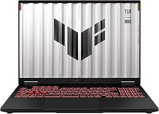ASUS TUF Gaming A16 FA608UM-RV005 Gaming-laptop, 40,6 cm (16 inch), WUXGA 165 Hz, AMD Ryzen 7 260, 32 GB RAM, 1 TB SSD, NVIDIA RTX 5060 8 GB, zonder besturingssysteem, grijs Jager, Spaans