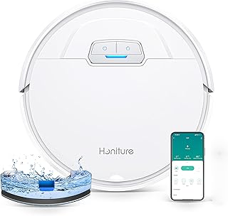 Honiture G20 robotstofzuiger, 3-in-1, 3000 PA, Alexa/WLAN/app, ideaal voor harde vloeren, ultradun, stil