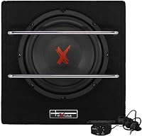 Excalibur X801BA Actieve autosubwoofer 8" 20 cm Bass Reflex Versterker - tweedehands - als nieuw — outlet/retourdeal