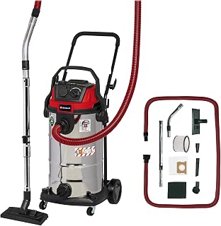 Einhell Nat-/Droogzuiger TE-VC 2230 SACL (1400 W, 220 mbar, 8 m actieradius, HEPA-plooifilter incl. filterreinigingssysteem, 30 L reservoir, stofbeschermingsklasse L, automatisch stopcontact 2000 W)