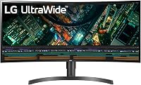 LG UltraWide 34WN80C-B gebogen monitor 21:9 QHD IPS 34 inch (3440 x - outlet/retourdeal