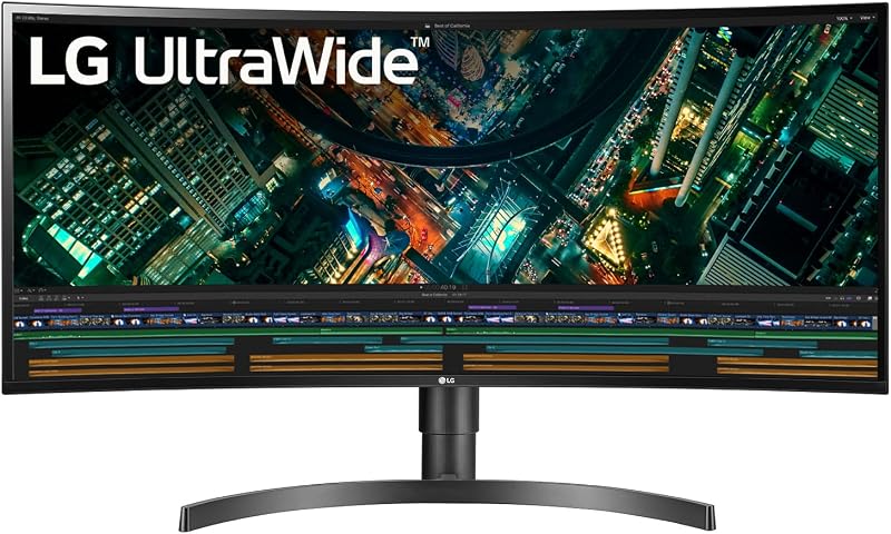 LG UltraWide 34WN80C-B gebogen monitor 21:9 QHD IPS 34 inch (3440 x - outlet/retourdeal