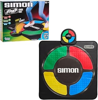 Just Play Hasbro Simon Springspeelmat met licht en geluiden, elektronische geheugenspellen voor kinderen, kinderspeelgoed vanaf 8 jaar